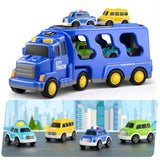 Maxbell Fire Truck Toy Friction Power Vehicles for Party Favors Easter Birthday Gift Blue