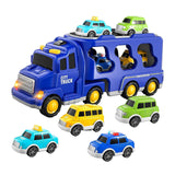 Maxbell Fire Truck Toy Friction Power Vehicles for Party Favors Easter Birthday Gift Blue