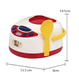 Maxbell Kitchen Pretend Play Toys Kids Rice Cooker Toy for Children Age 3 4 5 6 Kids Red
