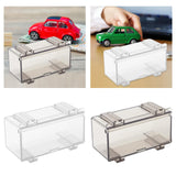 Maxbell Toy Cars Organizer Protection Storage Durable Car Display Box for Model Cars Clear