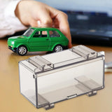 Maxbell Toy Cars Organizer Protection Storage Durable Car Display Box for Model Cars Gray