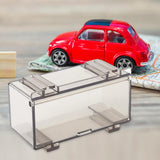 Maxbell Toy Cars Organizer Protection Storage Durable Car Display Box for Model Cars Gray