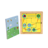 Maxbell Wooden Blocks Puzzle Brain Teasers Toy for 3 4 5 6 Years Old Girls Boys Kids