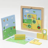 Maxbell Wooden Blocks Puzzle Brain Teasers Toy for 3 4 5 6 Years Old Girls Boys Kids