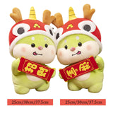 Maxbell 2024 Dragon Year Mascots Dragon Plush Toy for Bedroom Living Room Desk