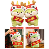 Maxbell 2024 Dragon Year Mascots Dragon Plush Toy for Bedroom Living Room Desk