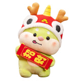 Maxbell 2024 Dragon Year Mascots Dragon Plush Toy for Bedroom Living Room Desk