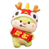 Maxbell 2024 Dragon Year Mascots Dragon Plush Toy for Bedroom Living Room Desk