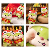 Maxbell 2024 Dragon Year Mascots Dragon Plush Toy for Bedroom Living Room Desk