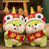Maxbell 2024 Dragon Year Mascots Dragon Plush Toy for Bedroom Living Room Desk