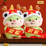 Maxbell 2024 Dragon Year Mascots Dragon Plush Toy for Bedroom Living Room Desk