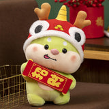 Maxbell 2024 Dragon Year Mascots Dragon Plush Toy for Bedroom Living Room Desk