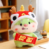 Maxbell 2024 Dragon Year Mascots Dragon Plush Toy for Bedroom Living Room Desk