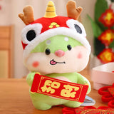 Maxbell 2024 Dragon Year Mascots Dragon Plush Toy for Bedroom Living Room Desk