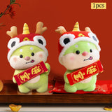 Maxbell 2024 Dragon Year Mascots Dragon Plush Toy for Bedroom Living Room Desk