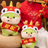 Maxbell 2024 Dragon Year Mascots Dragon Plush Toy for Bedroom Living Room Desk