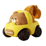 Maxbell Animal Car Toy Brain Development Toys Early Educate Inertial Engineering Car Excavator