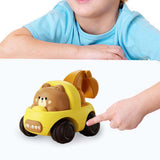 Maxbell Animal Car Toy Brain Development Toys Early Educate Inertial Engineering Car Excavator