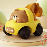 Maxbell Animal Car Toy Brain Development Toys Early Educate Inertial Engineering Car Excavator