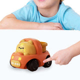 Maxbell Animal Car Toy Brain Development Toys Early Educate Inertial Engineering Car Dump truck