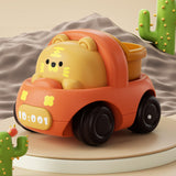 Maxbell Animal Car Toy Brain Development Toys Early Educate Inertial Engineering Car Dump truck