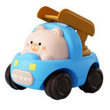 Maxbell Animal Car Toy Brain Development Toys Early Educate Inertial Engineering Car Ladder truck