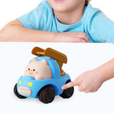 Maxbell Animal Car Toy Brain Development Toys Early Educate Inertial Engineering Car Ladder truck