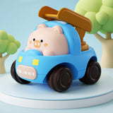 Maxbell Animal Car Toy Brain Development Toys Early Educate Inertial Engineering Car Ladder truck