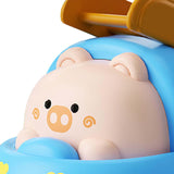 Maxbell Animal Car Toy Brain Development Toys Early Educate Inertial Engineering Car Ladder truck