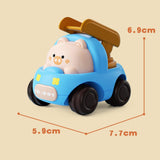 Maxbell Animal Car Toy Brain Development Toys Early Educate Inertial Engineering Car Ladder truck