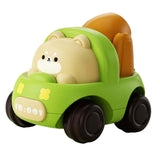 Maxbell Animal Car Toy Brain Development Toys Early Educate Inertial Engineering Car Mixer truck