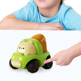 Maxbell Animal Car Toy Brain Development Toys Early Educate Inertial Engineering Car Mixer truck