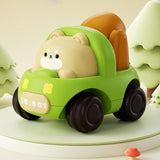 Maxbell Animal Car Toy Brain Development Toys Early Educate Inertial Engineering Car Mixer truck