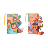 Maxbell Baby Cloth Book Toy Sensory Baby Toys Book for Infant Boys Girls 0-12 Months Jungle Animal