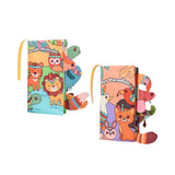 Maxbell Baby Cloth Book Toy Sensory Baby Toys Book for Infant Boys Girls 0-12 Months Jungle Animal