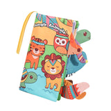 Maxbell Baby Cloth Book Toy Sensory Baby Toys Book for Infant Boys Girls 0-12 Months Jungle Animal