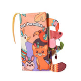 Maxbell Baby Cloth Book Toy Sensory Baby Toys Book for Infant Boys Girls 0-12 Months Pet
