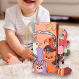 Maxbell Baby Cloth Book Toy Sensory Baby Toys Book for Infant Boys Girls 0-12 Months Pet