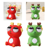 Maxbell Raised Eyes Animal Toy Eye Popping Dragon Toy for Children Goodie Bag Filler Red