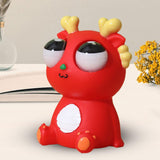 Maxbell Raised Eyes Animal Toy Eye Popping Dragon Toy for Children Goodie Bag Filler Red