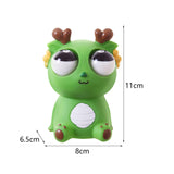 Maxbell Raised Eyes Animal Toy Eye Popping Dragon Toy for Children Goodie Bag Filler Green