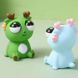 Maxbell Raised Eyes Animal Toy Eye Popping Dragon Toy for Children Goodie Bag Filler Green