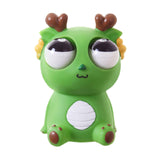 Maxbell Raised Eyes Animal Toy Eye Popping Dragon Toy for Children Goodie Bag Filler Green