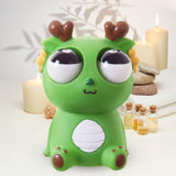 Maxbell Raised Eyes Animal Toy Eye Popping Dragon Toy for Children Goodie Bag Filler Green