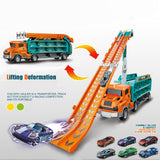 Maxbell Big Hauler Carrier Trucks Storage Transporter Toy for Age 3+ Boys Girls Kids orange