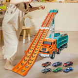 Maxbell Big Hauler Carrier Trucks Storage Transporter Toy for Age 3+ Boys Girls Kids orange