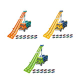 Maxbell Big Hauler Truck Toy Cars Storage and Transporter Toy for Kids Birthday Gift orange