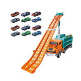 Maxbell Big Hauler Truck Toy Cars Storage and Transporter Toy for Kids Birthday Gift orange
