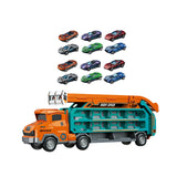 Maxbell Big Hauler Truck Toy Cars Storage and Transporter Toy for Kids Birthday Gift orange