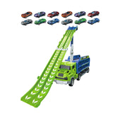 Maxbell Big Hauler Truck Toy Cars Storage and Transporter Toy for Kids Birthday Gift green
